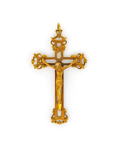 Pendente a Croce in Oro