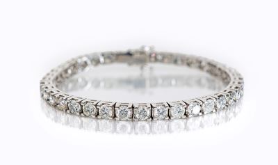 Bracciale Tennis in Oro e Brillanti