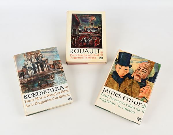 3 Monografie: Roualt, James Ensor, Kokoschka
