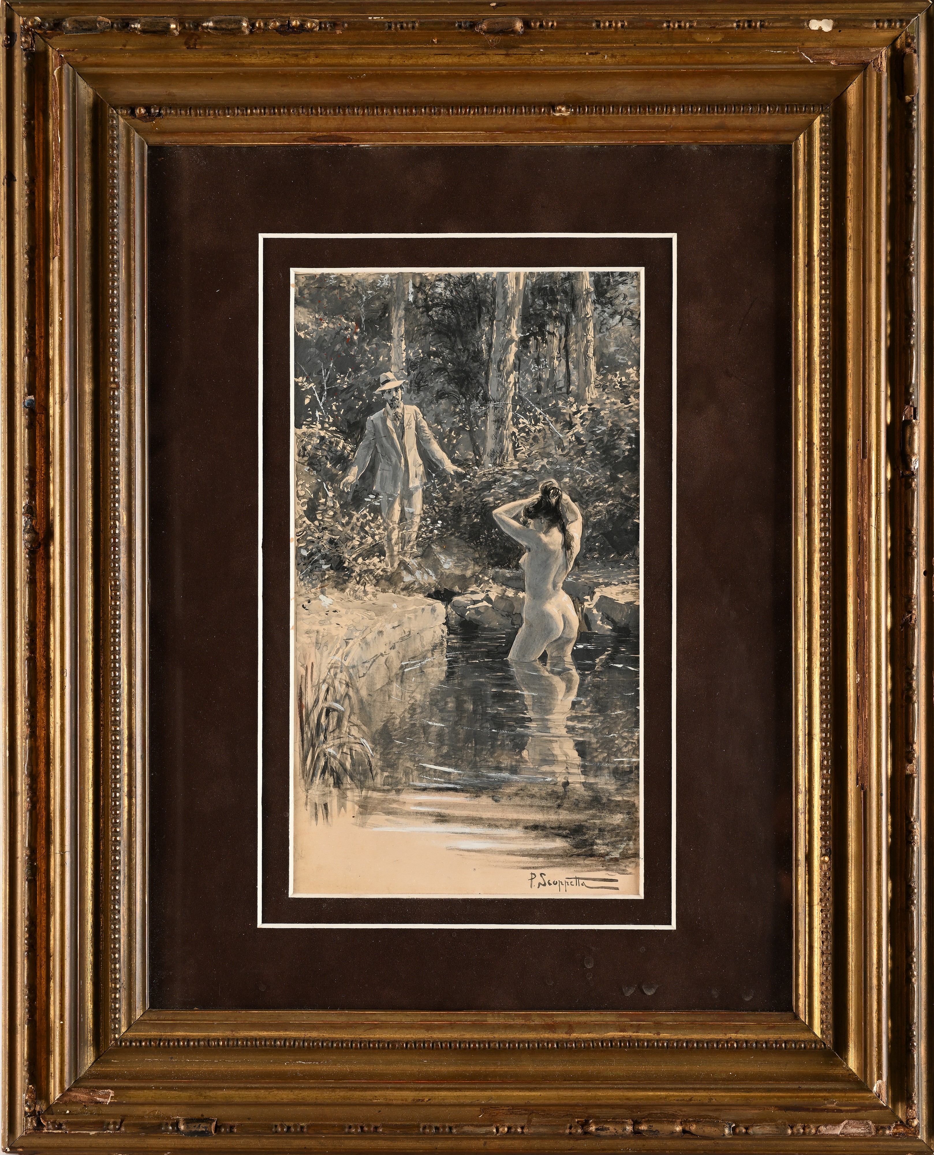 Pietro Scoppetta - La Ninfa al Bagno