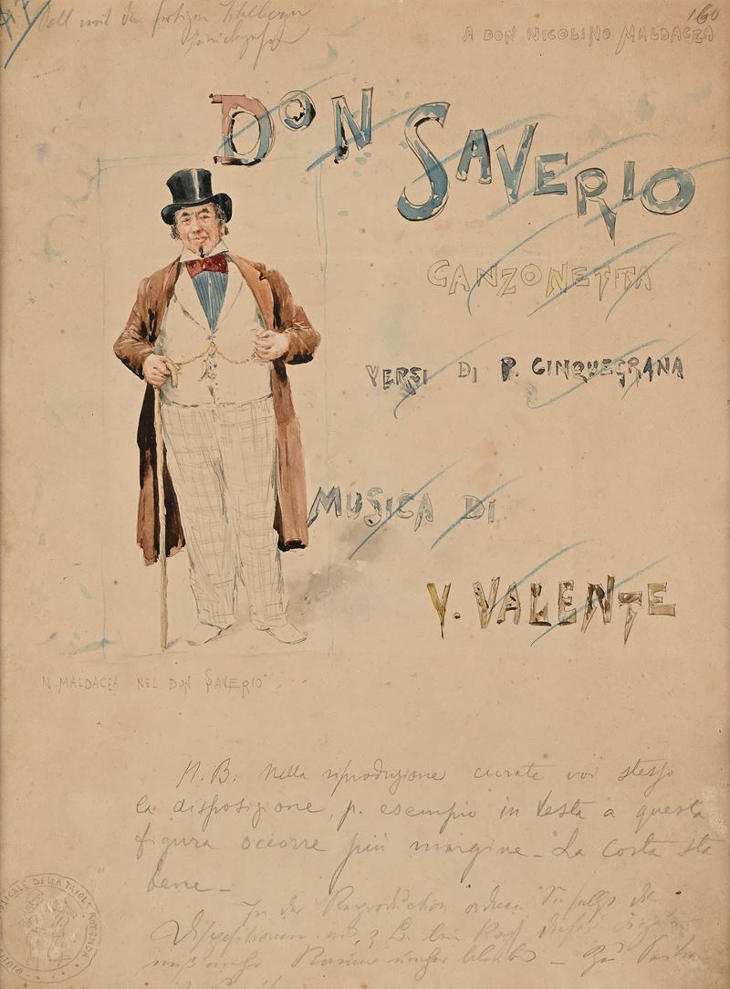 Pietro Scoppetta - 'don Saverio, Canzonetta'