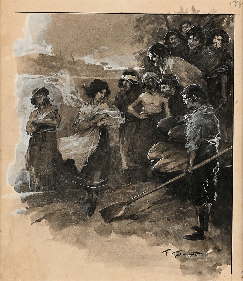Francesco Galante - Tavola per Illustrazione di ‘racconti della Steppa’ (la Nuova Arrivata tra i ...
