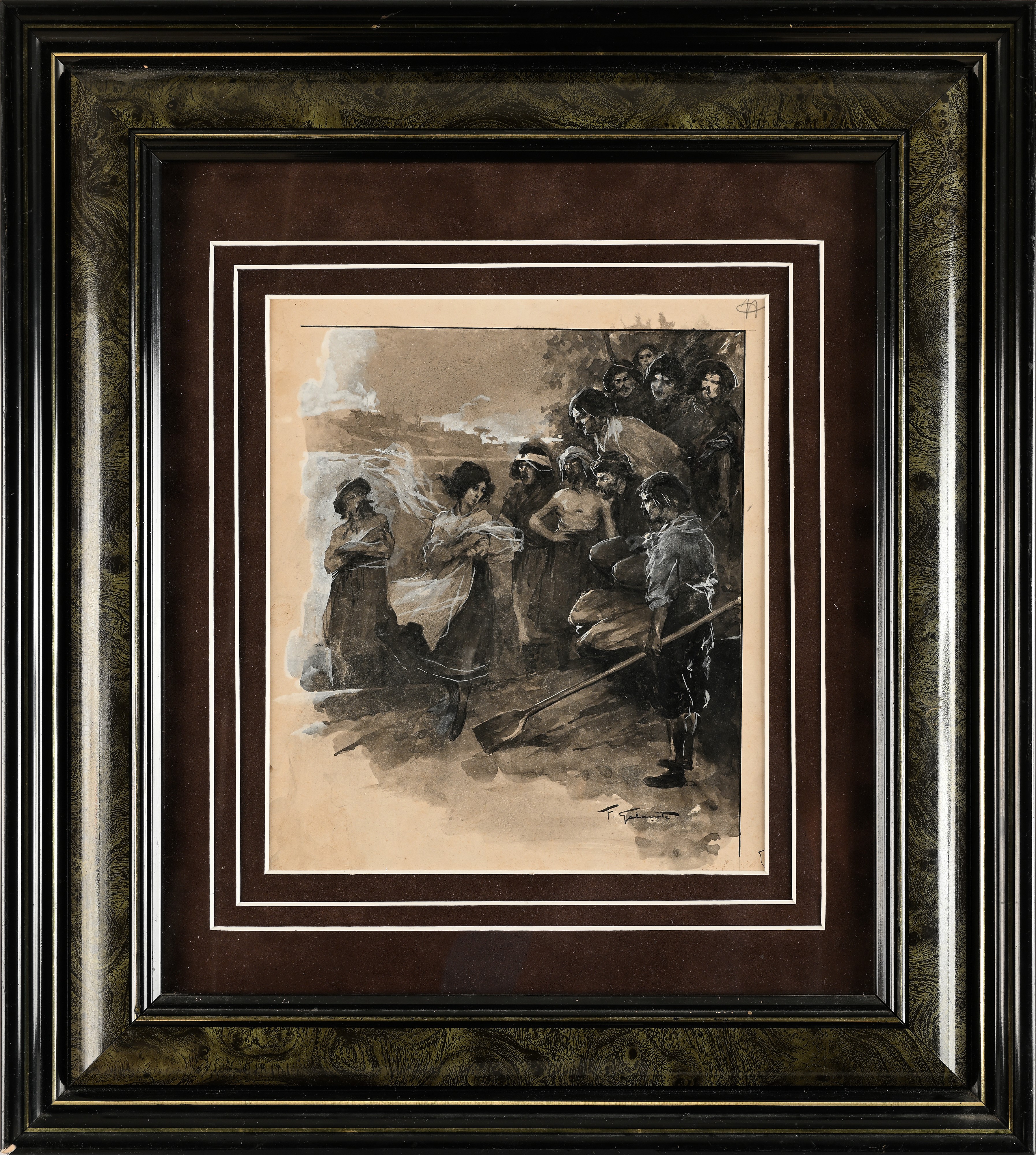 Francesco Galante - Tavola per Illustrazione di ‘racconti della Steppa’ (la Nuova Arrivata tra i ...