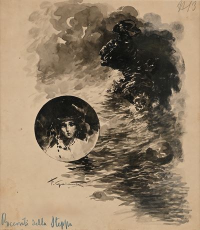 Tavola per Illustrazione di ‘racconti della Steppa’ (n. 13)