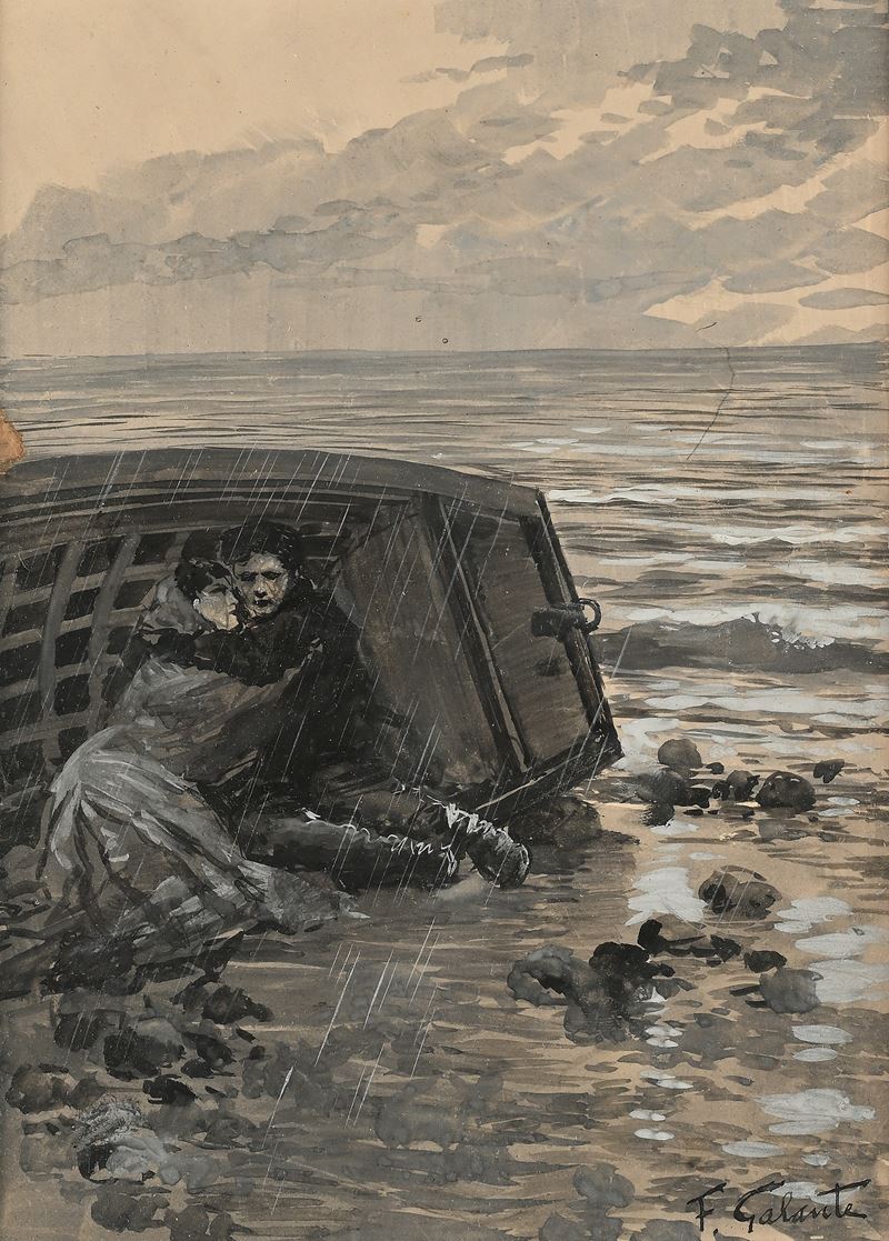 Francesco Galante - Tavola per Illustrazione di ‘racconti della Steppa’