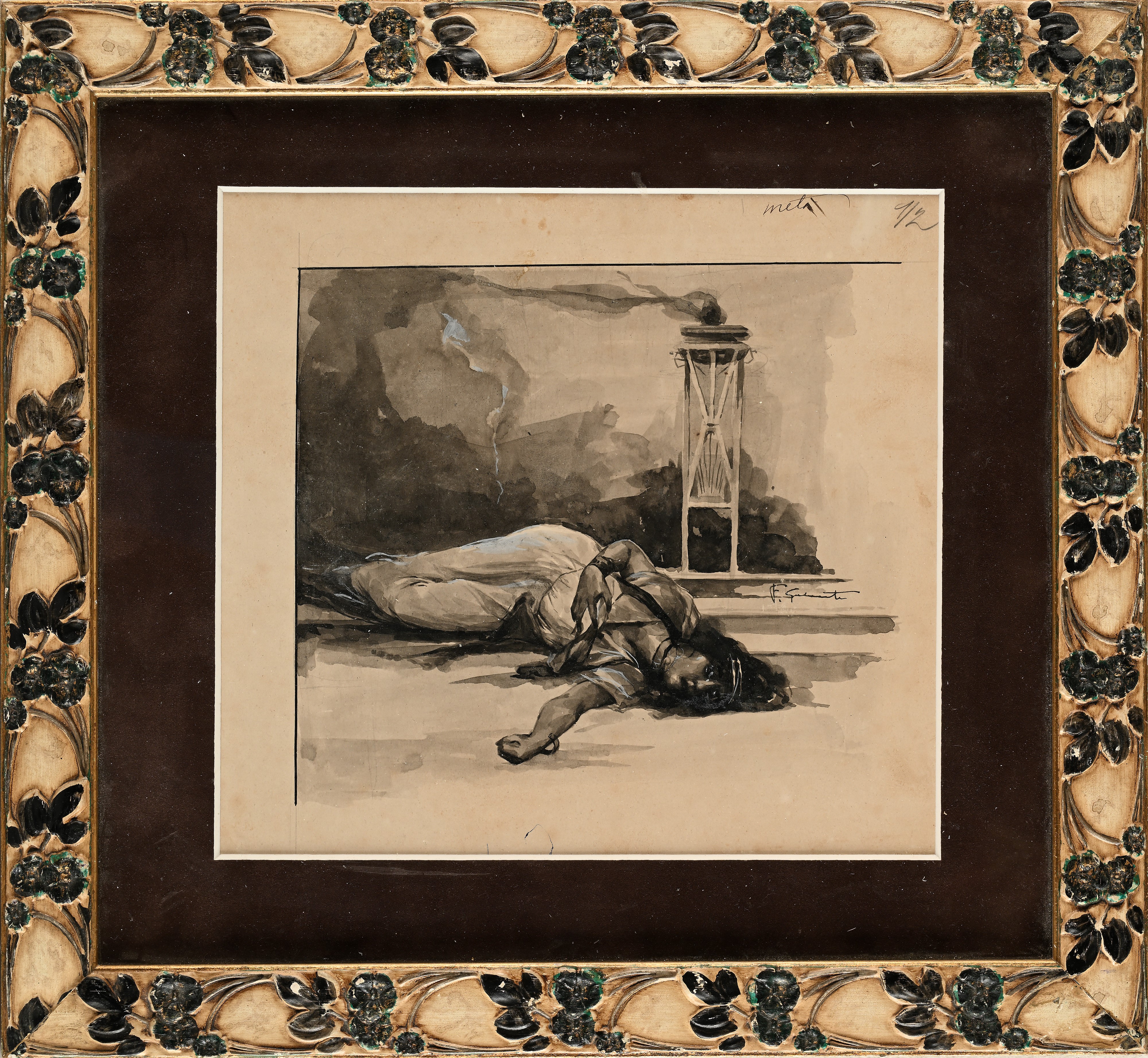 Francesco Galante - La Morte di Salomè - Tavola per Illustrazione