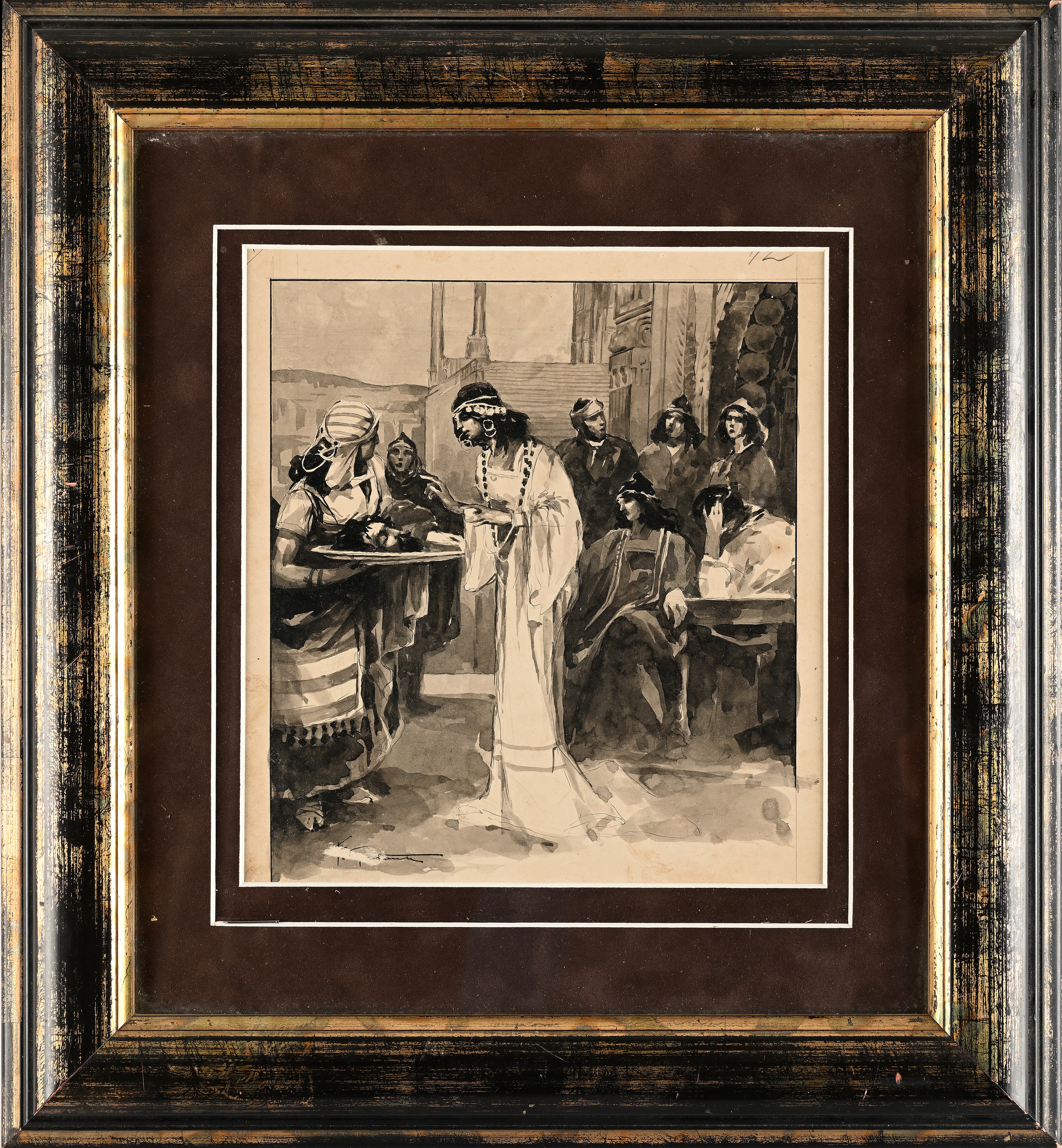 Francesco Galante - Salomè con la Testa del Battista - Tavola per Copertina