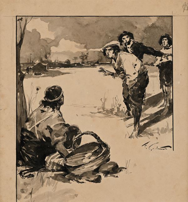 Tavola per illustrazione di ‘Racconti della Steppa’