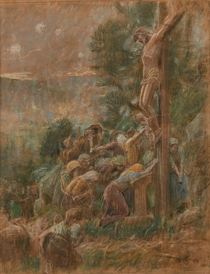 Adolf Hirémy-hirschl - La Crocifissione di Gesù