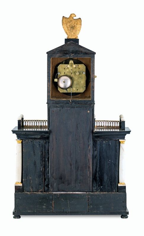 Orologio Biedermeier in Legno