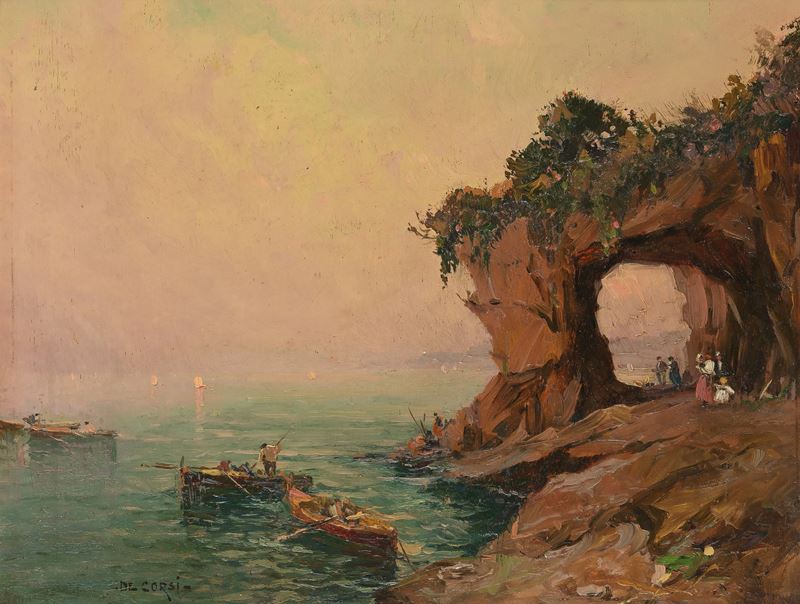 Nicolas De Corsi - Paesaggio Costiero