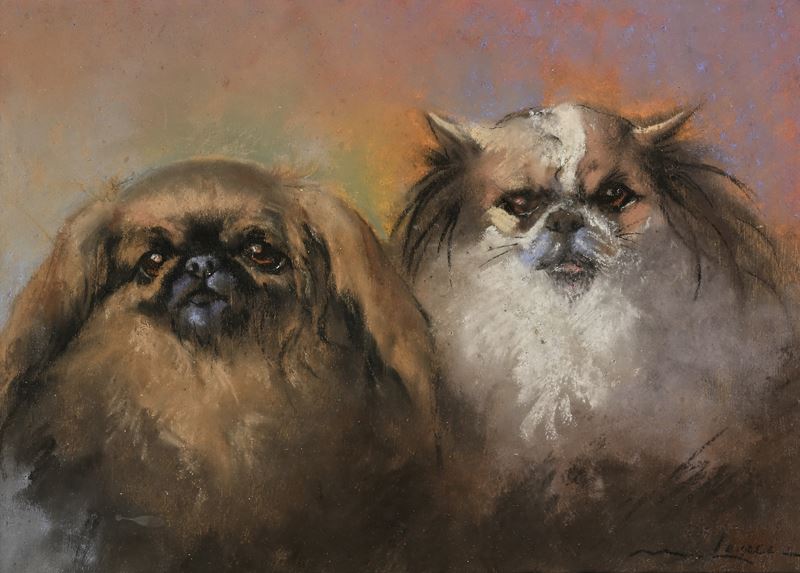 Marino Lenci - Due Cagnolini