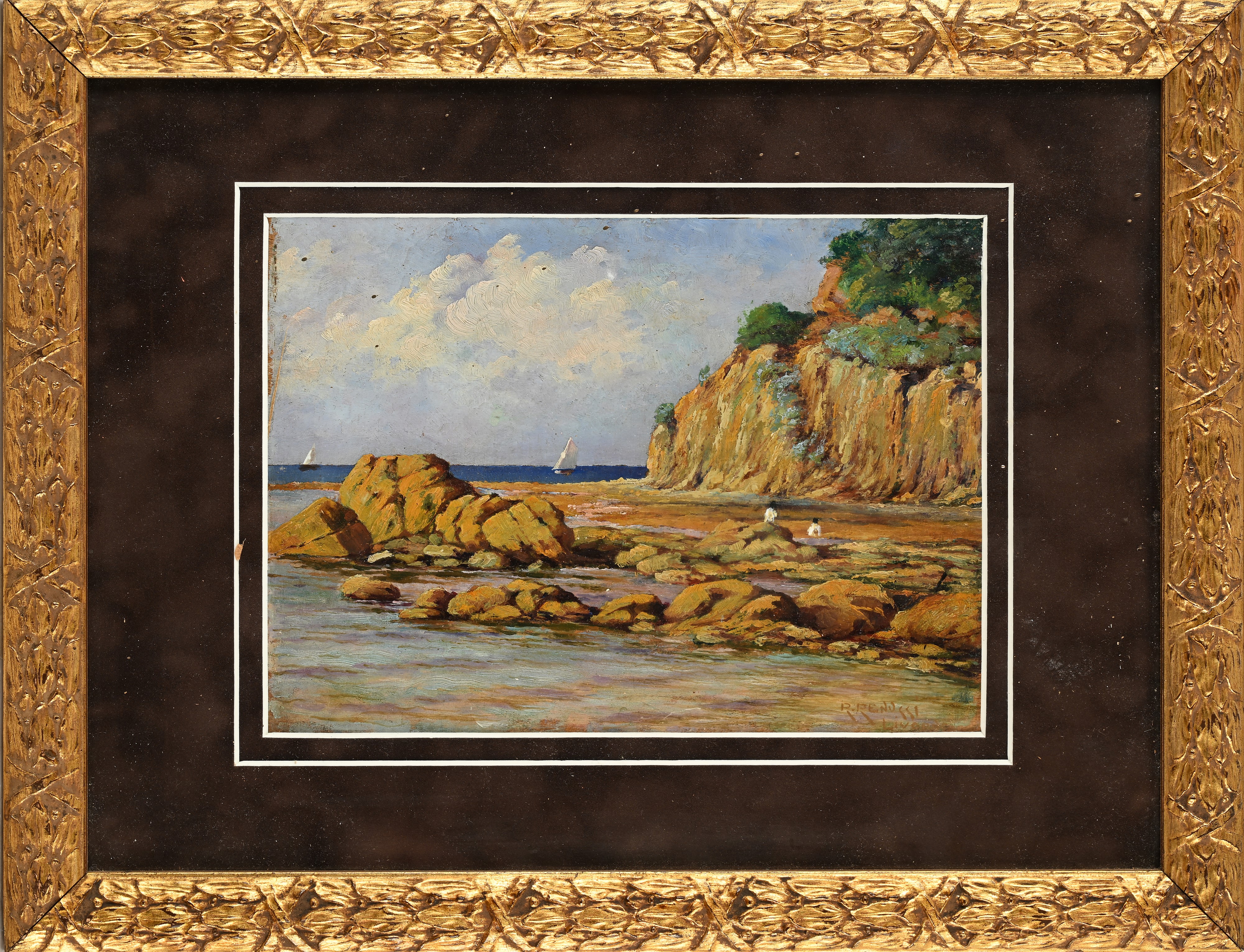 Renuccio Renucci - Veduta della Costa nei Pressi di Livorno