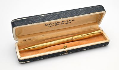 Universal - Portamine in Metallo Placcato in Oro Giallo 750/000