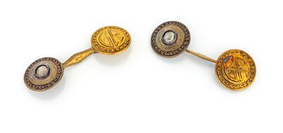Coppia di Gemelli in Oro e Diamanti