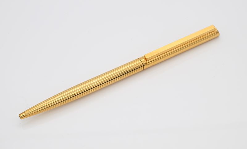 Dunhill - Penna a Sfera in Metallo Placcato in Oro Giallo