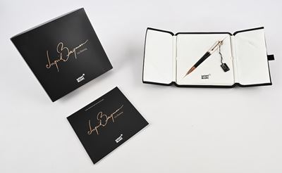 Montblanc Ingrid Bergman la Donna Special Edition 104907 - Penna a Sfera in Resina Nera e Metallo...