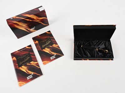 Montblanc Fedor Dostoevsky Limited Edition 28637 - Penna Stilografica in Resina Nera con Particol...