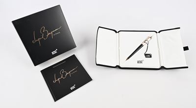Montblanc Ingrid Bergman la Donna Special Edition 104904 - Penna Stilografica in Resina Nera e Me...
