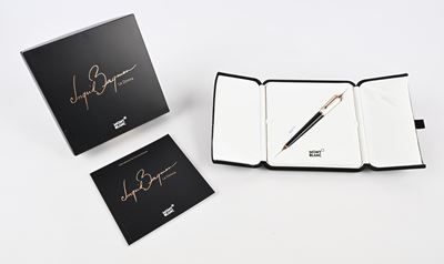 Montblanc Ingrid Bergman la Donna Special Edition 104906 - Roller in Resina Nera e Metallo con La...