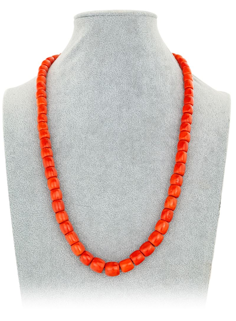 Collana in Oro e Corallo