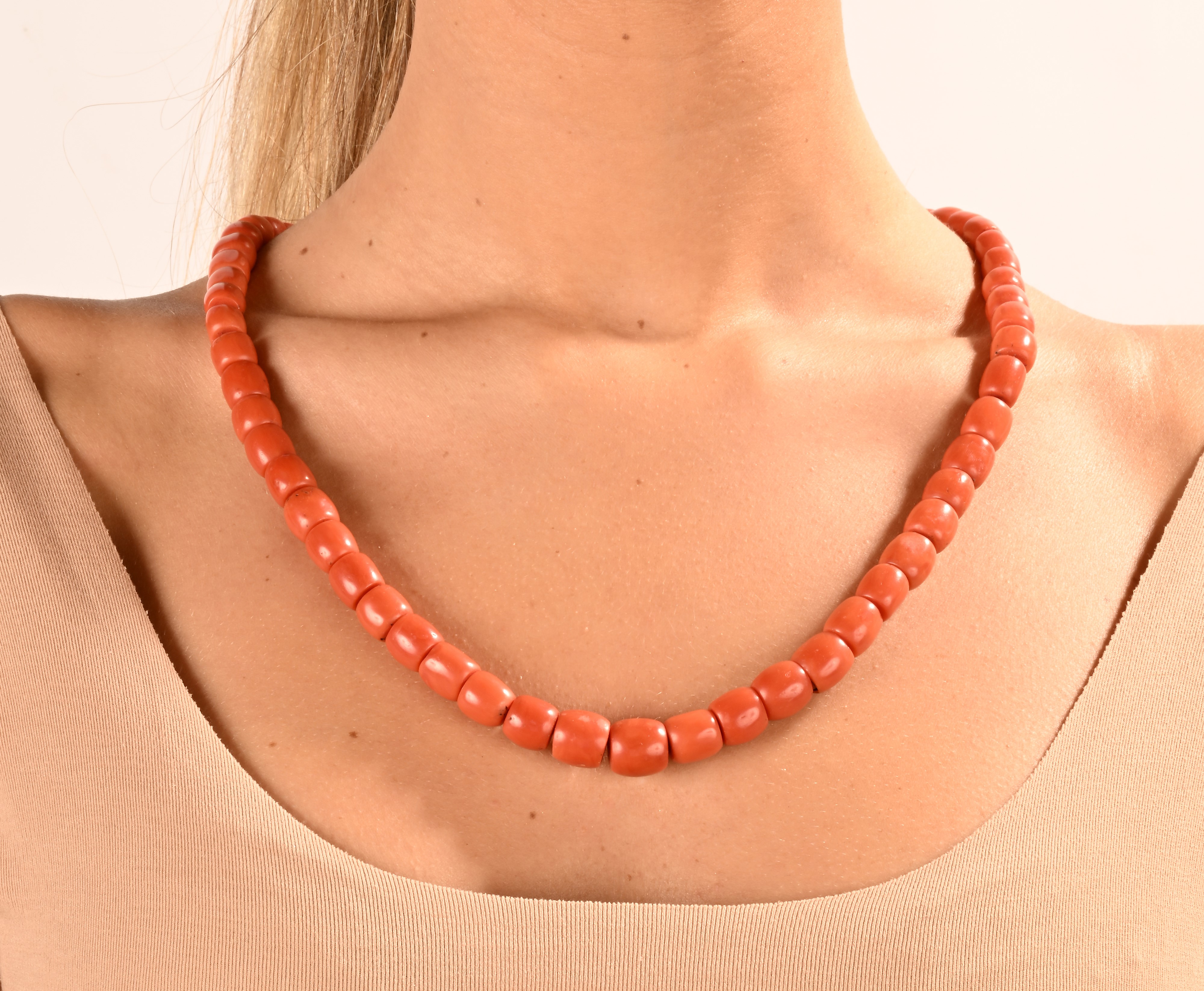 Collana in Oro e Corallo