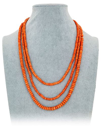 Lunga Collana in Corallo