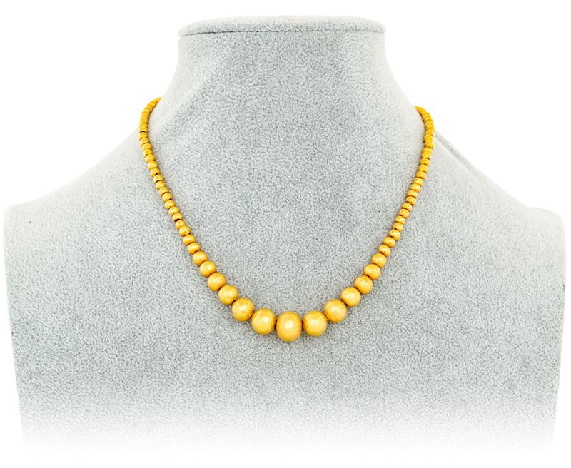 Collana in Oro a Sfere