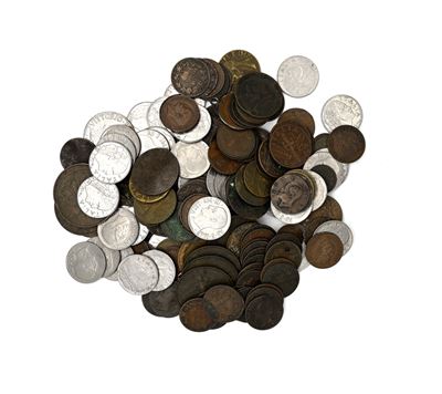 Lotto numismatico, monete in metallo vile del Regno d’Italia e della Repubblica