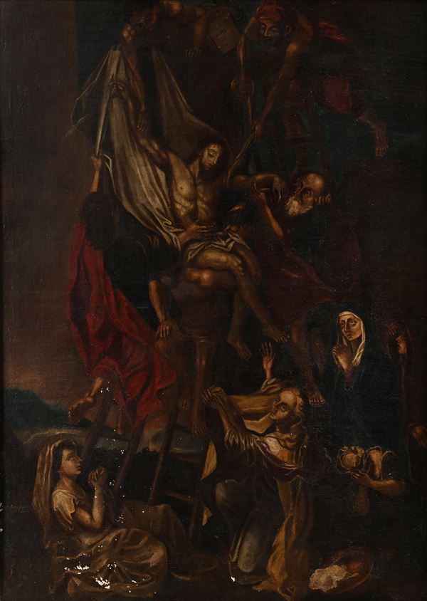 Pittore del XVIII secolo - Deposizione dalla Croce