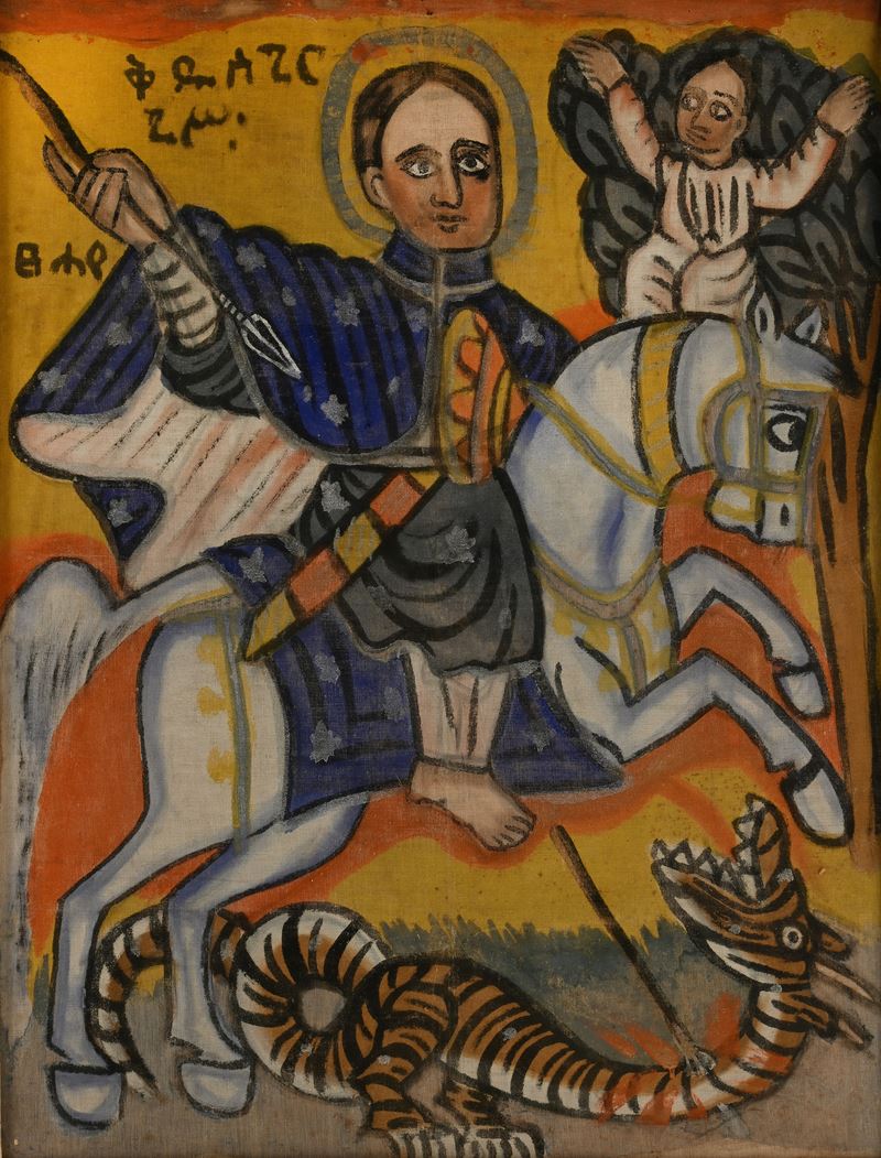 Arte Religiosa Etiope - San Giorgio e il Drago