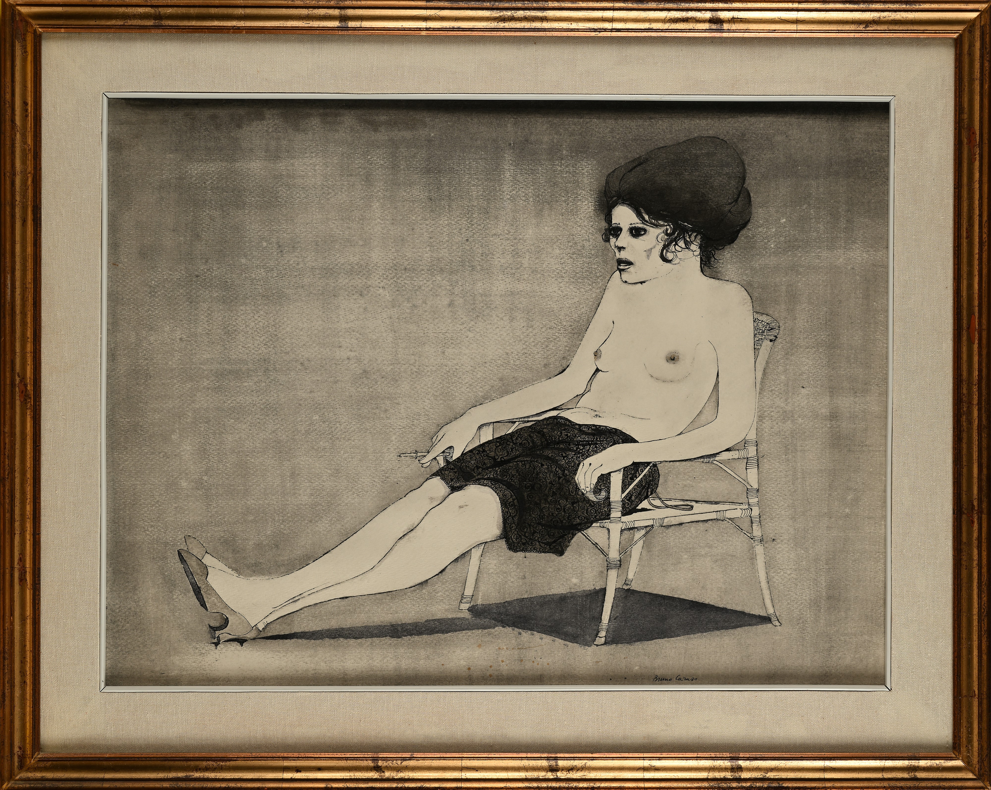 Figura di donna seduta