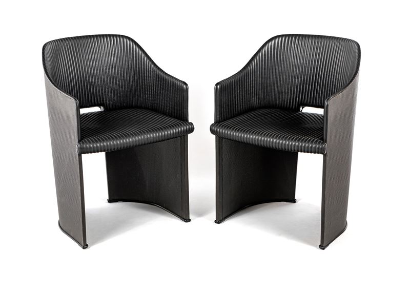Due Poltroncine 8551 dalla Serie Artona per Maxalto B&b