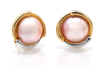 Coppia di Orecchini in Oro e Perle
