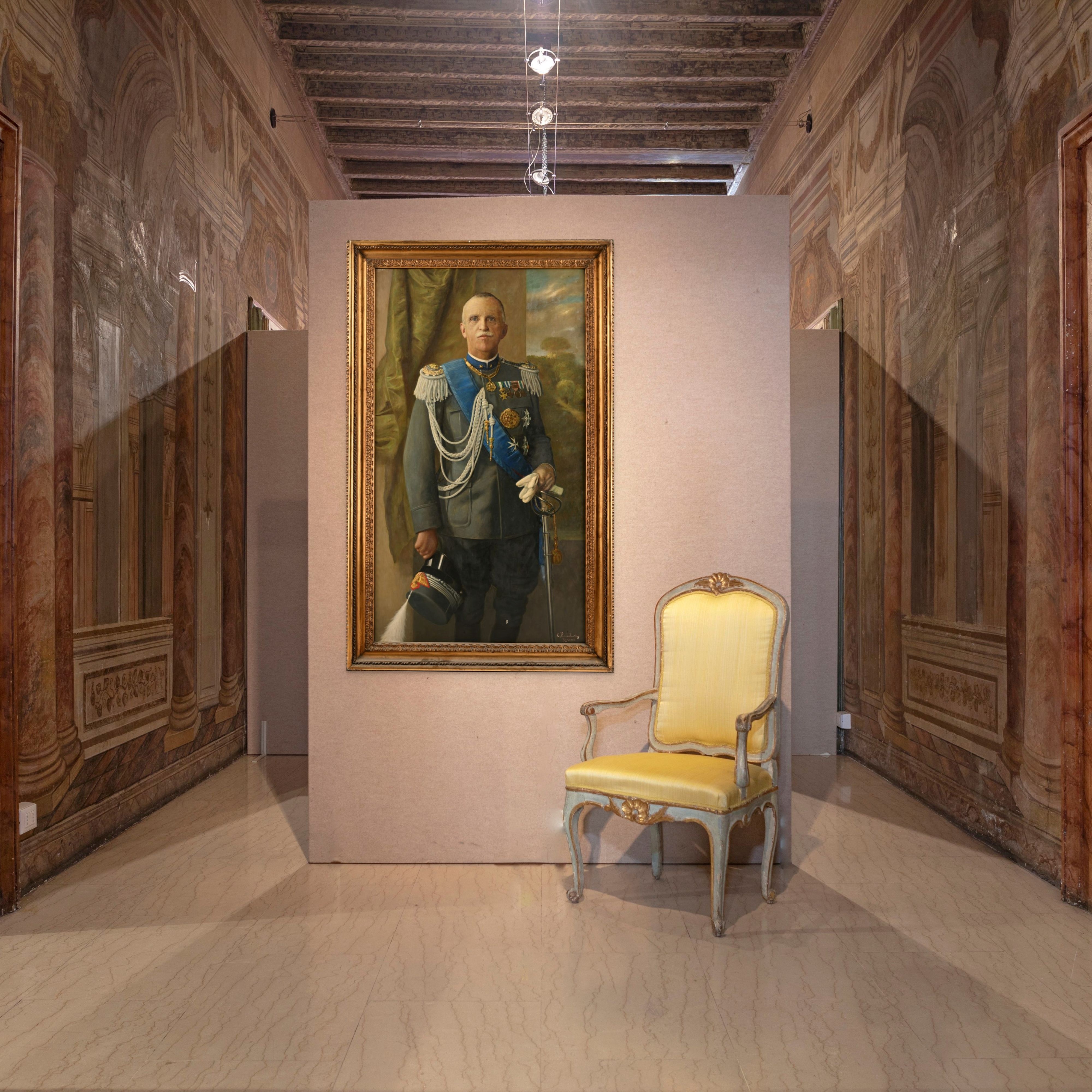 Carlo Pennacchietti - Ritratto di Vittorio Emanuele III di Savoia Re D'italia