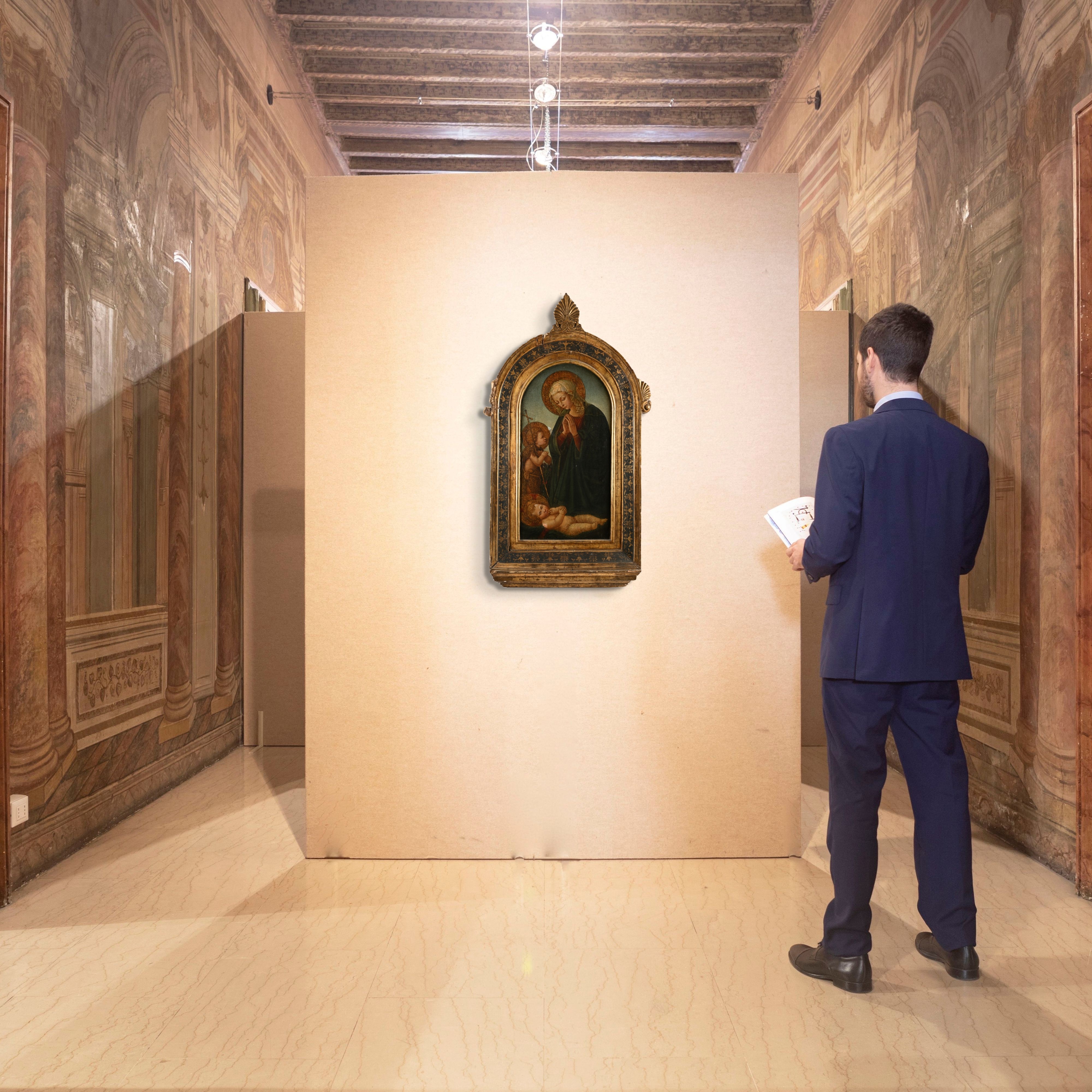 Scuola Fiorentina del XVI Secolo - Madonna Col Bambino e San Giovannino