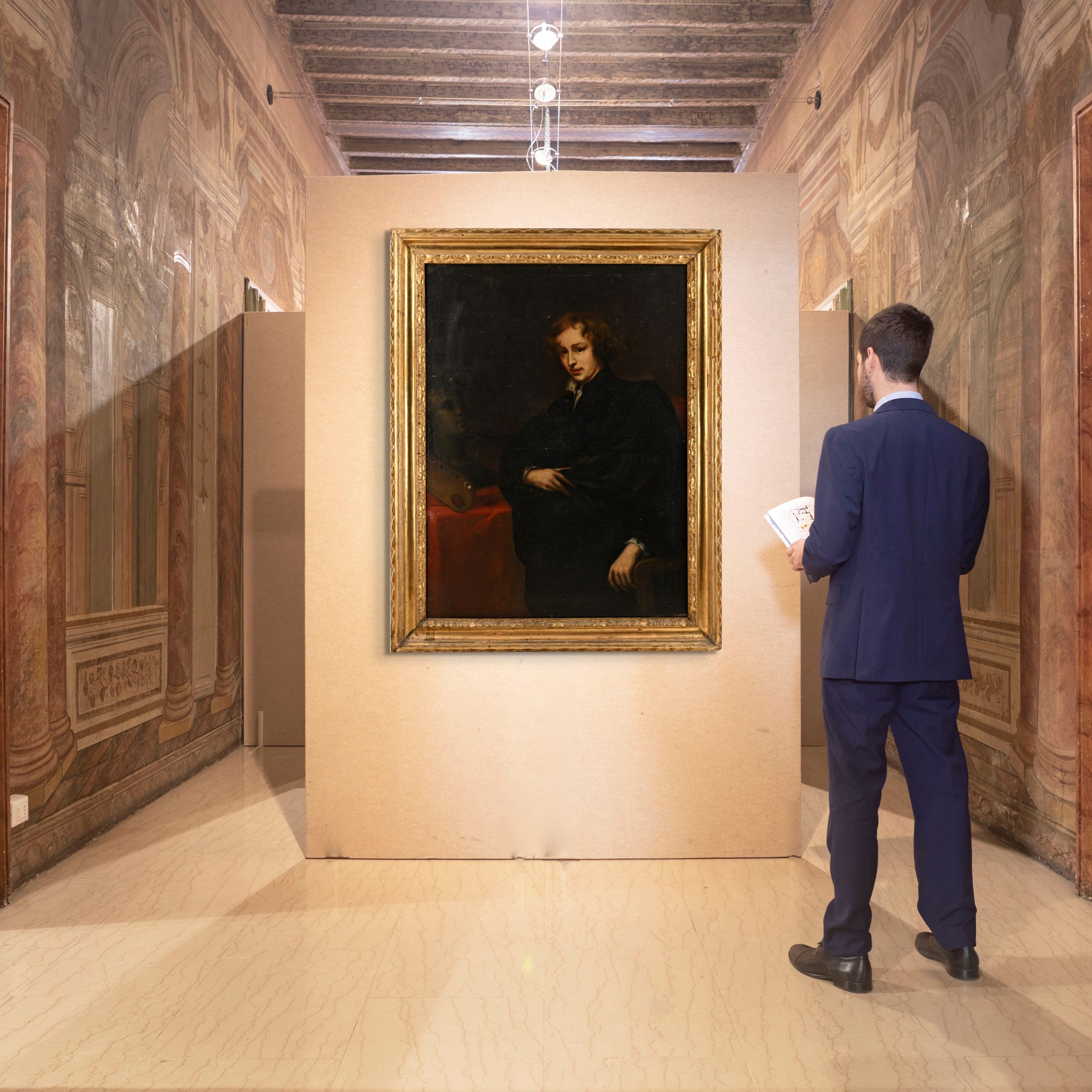 Pittore del XVIII Secolo - Ritratto del Giovane Antoon Van Dyck