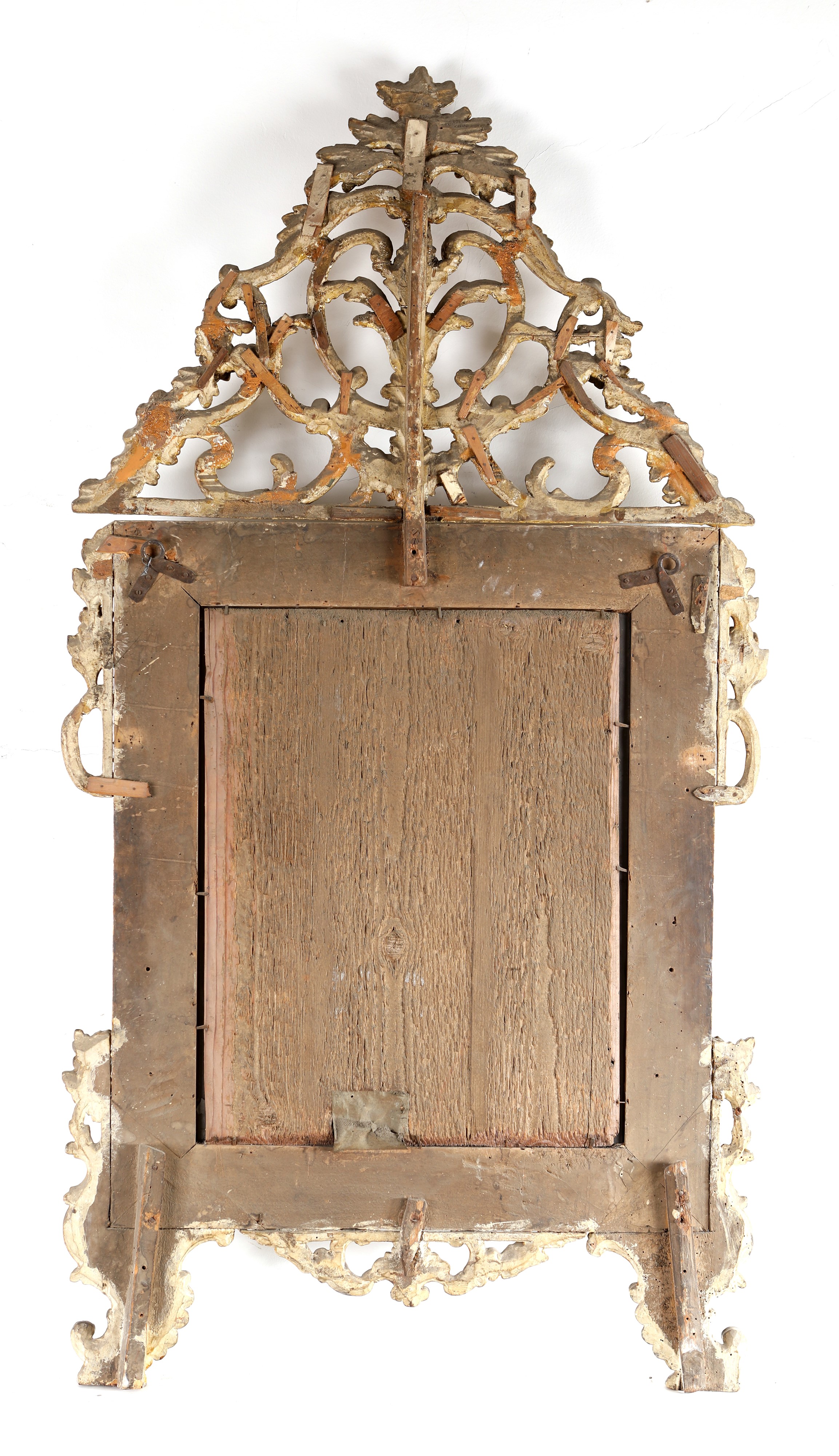 Specchiera in legno dorato, Piemonte, XVIII secolo