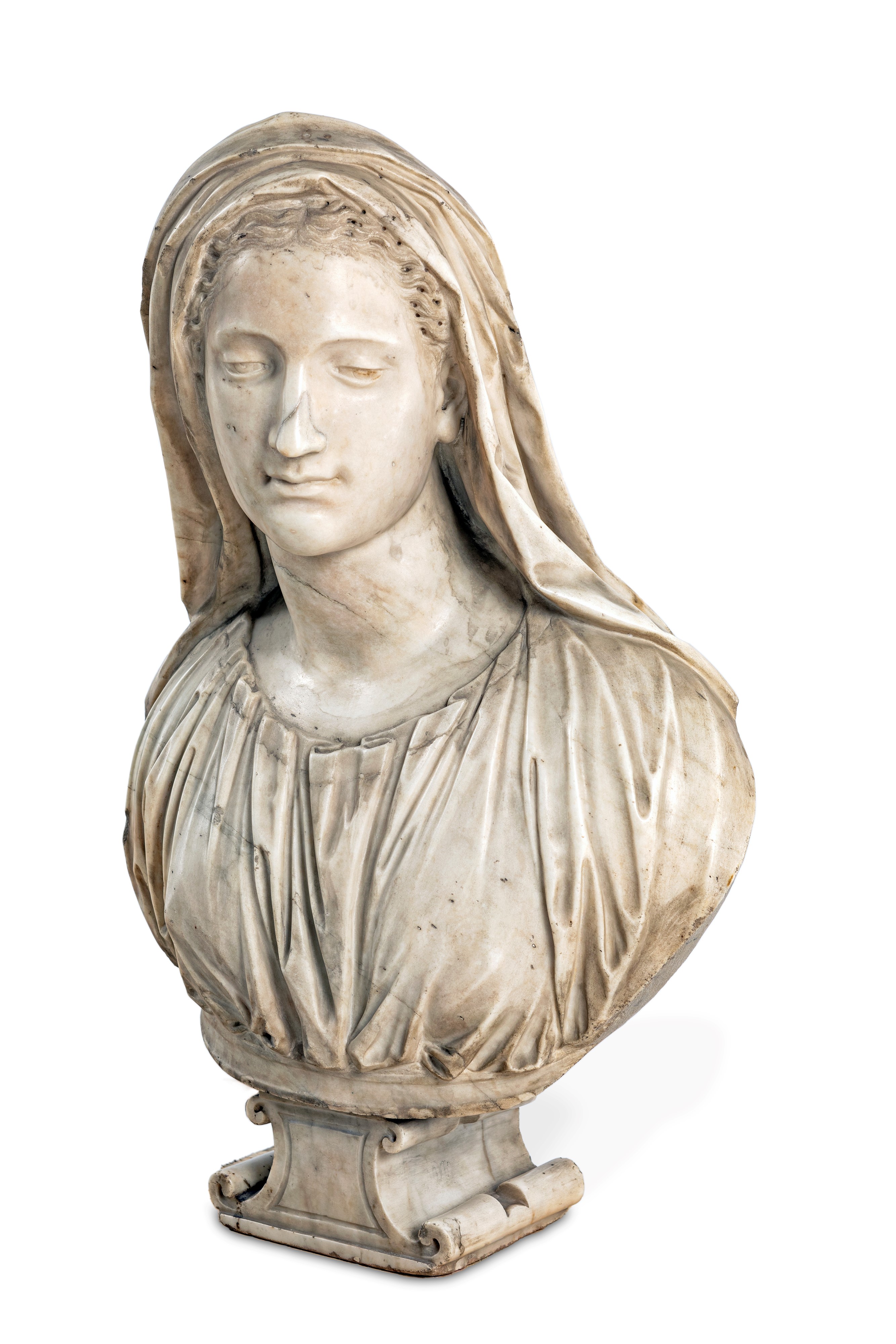 Scultore Barocco Italiano, Fine XVI/inizi XVII Secolo - Busto di Vestale