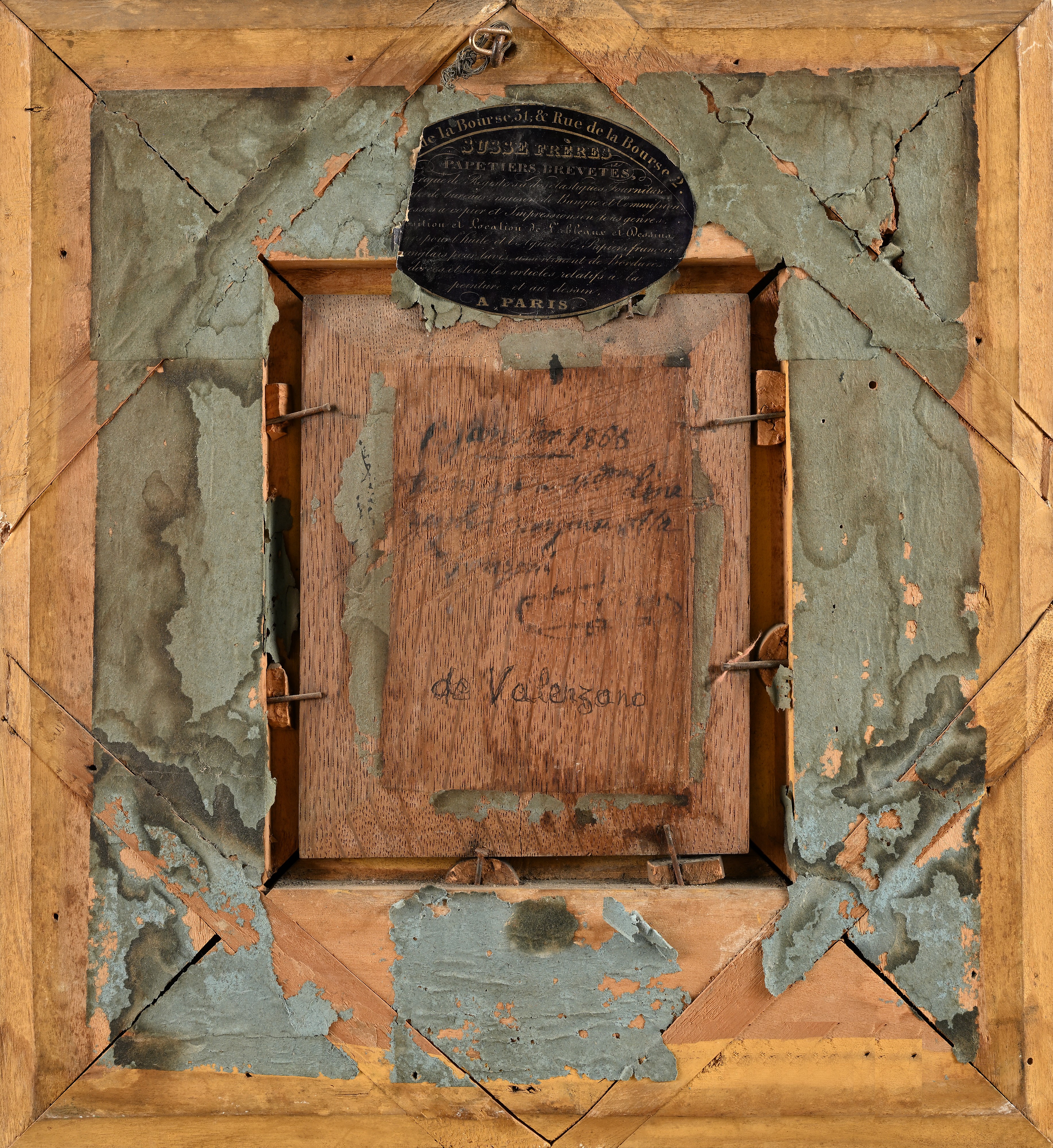 Cimino di Valenzano (scuola Francese del XIX Secolo) - Coppia di Dipinti Raffigurante Galli