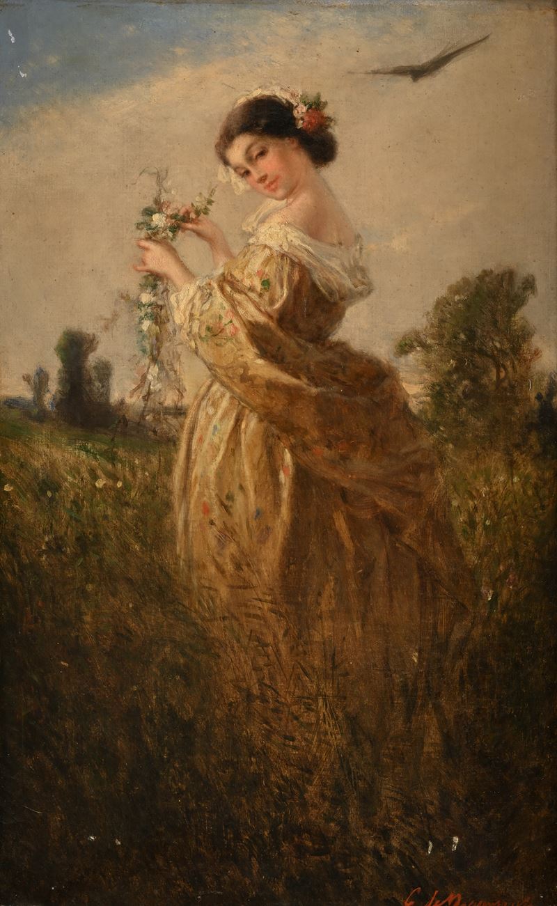 Charles-édouard De Beaumont - La Passeggiata nel Campo