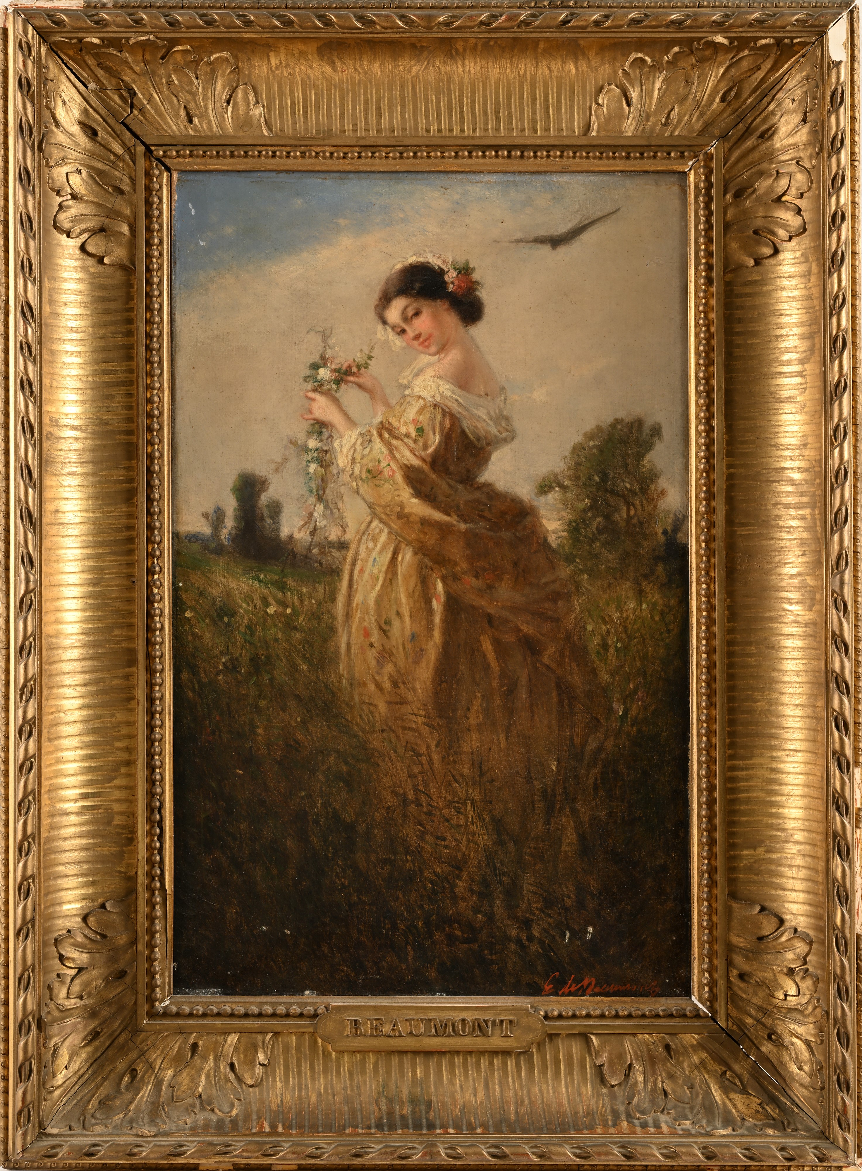 Charles-édouard De Beaumont - La Passeggiata nel Campo