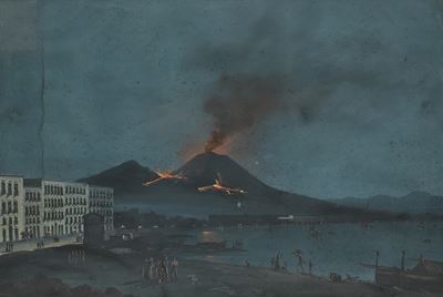 Napoli, Veduta Notturna Dell'eruzione del Vesuvio del 1778