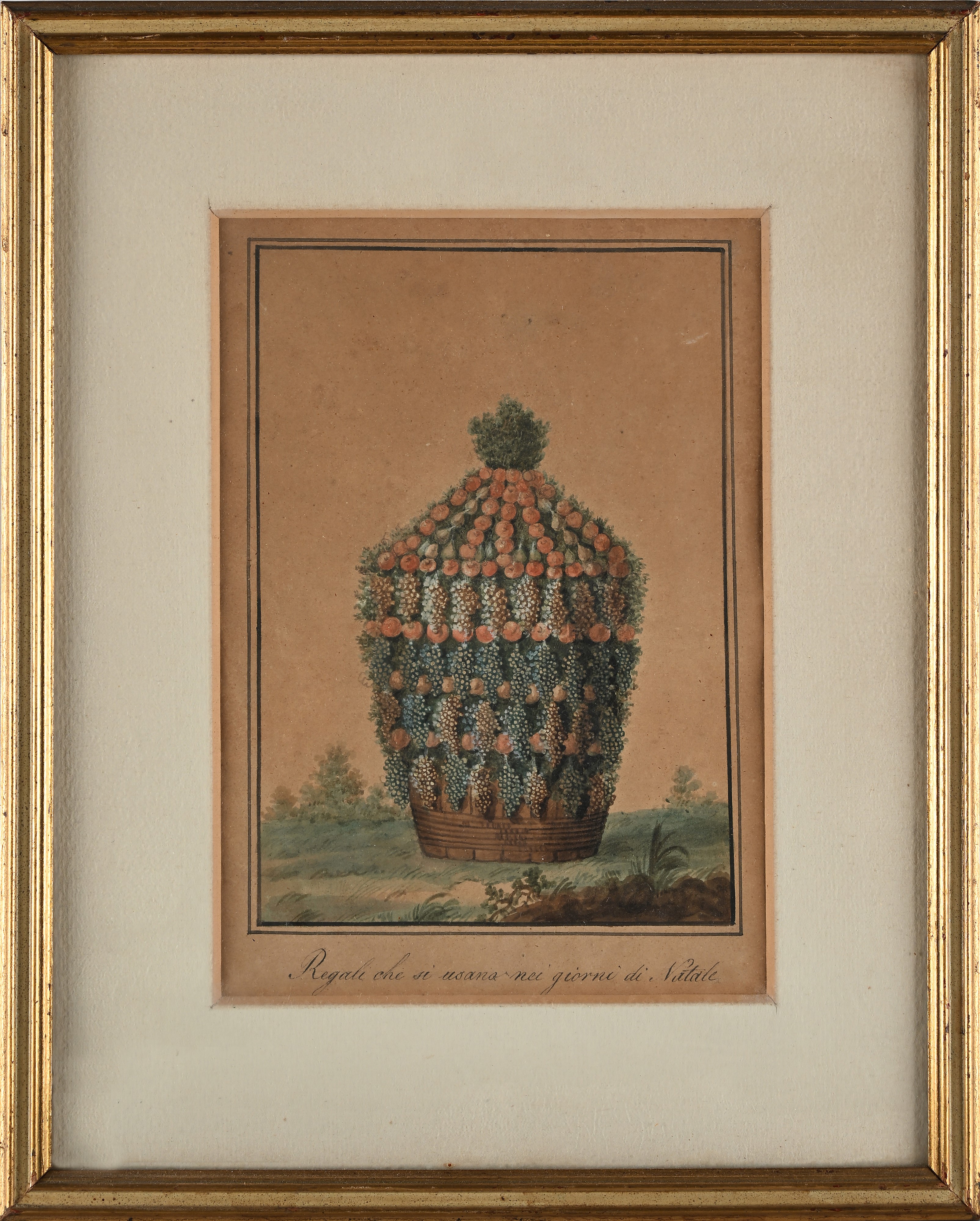 Scuola Napoletana Prima Metà del XIX Secolo - 'venditore D'uva'; 'venditore di Frutti di Mare'; '...