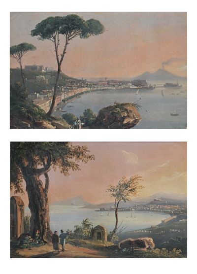 'napoli Veduta da Posillipo' e 'napoli Veduta da Sud'