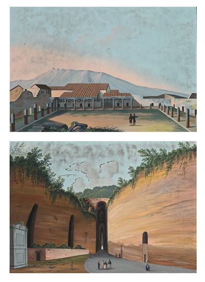 'grotta di Posillipo' e 'quartiere a Pompei'
