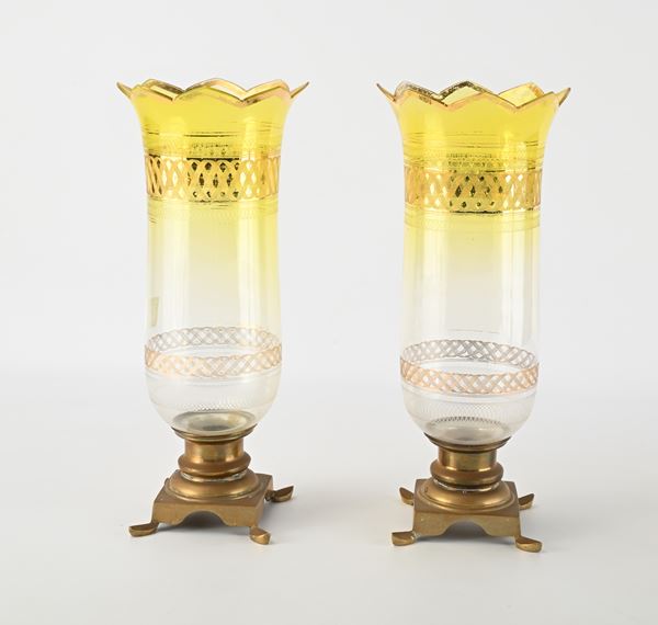 Coppia di portacandela 