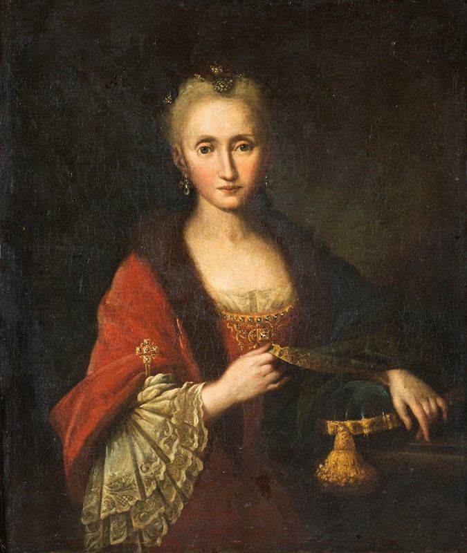 Giuseppe Bonito - Ritratto di Gentildonna