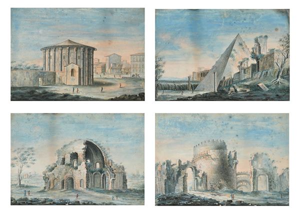 “Vedute di monumenti classici dell’antica Roma”