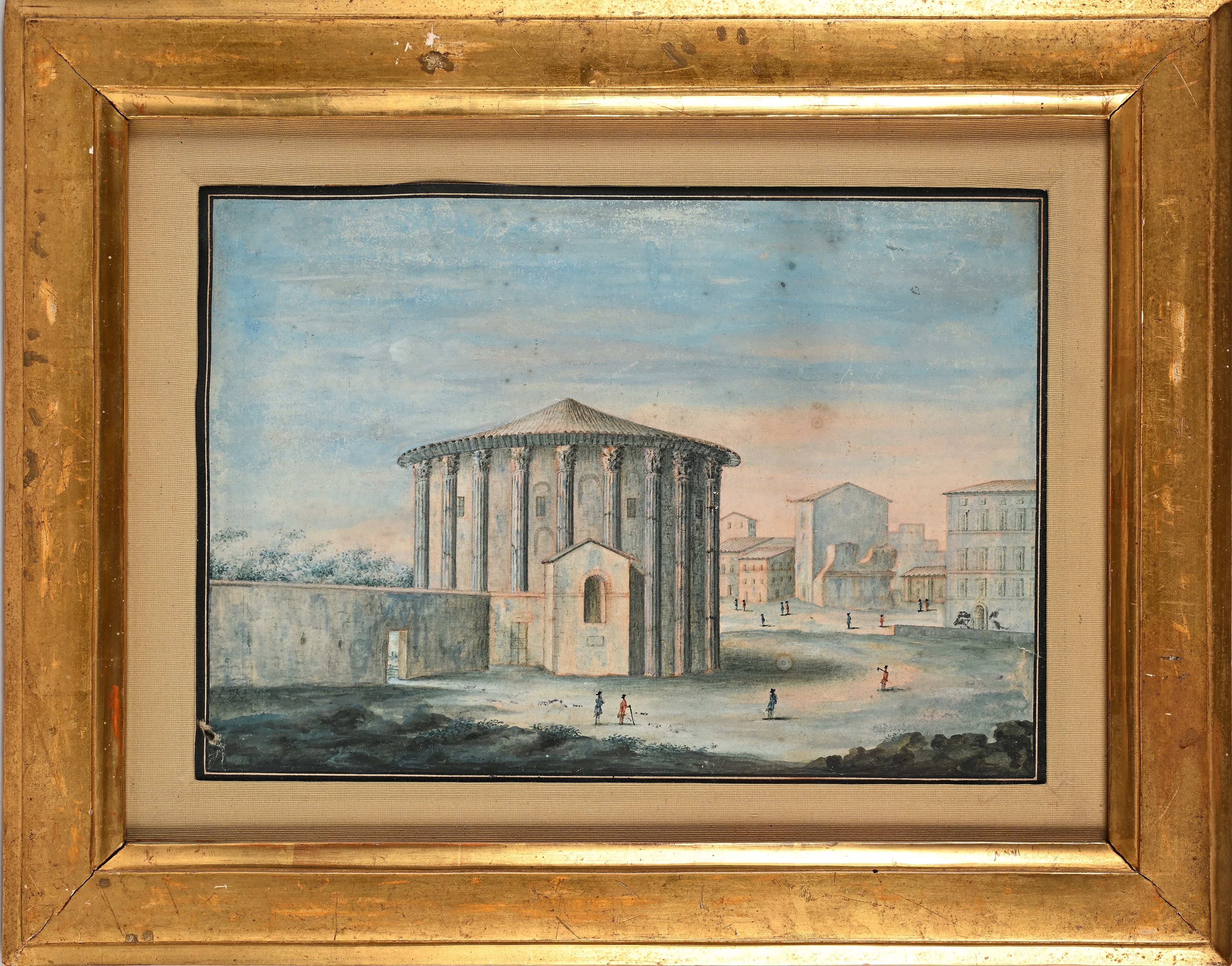 Scuola Romana della Fine del XVIII Secolo - “vedute di Monumenti Classici Dell’antica Roma”